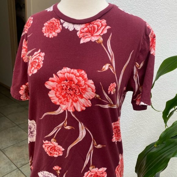 PacSun Floral Print Women's T-Shirt Short Sleeve Small - Picture 2 of 7